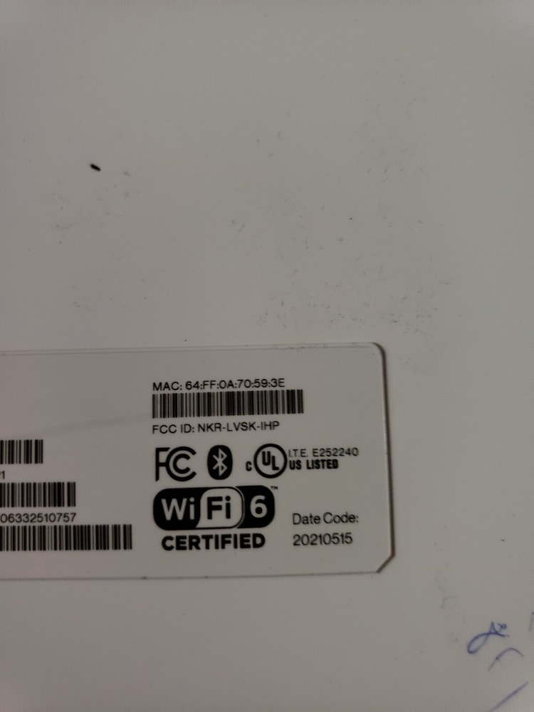 VERIZON 5G INTERNET GATEWAY MODEL : LV55 WHITE