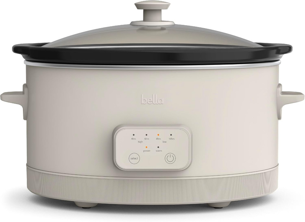 6.0 Qt Programmable Slow Cooker, Ceramic Nonstick Coating, Adjustable Temperatur