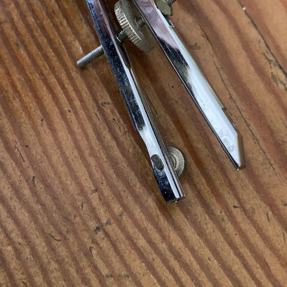 VINTAGE DRAWING COMPASSES 3 ITEMS THORNTON