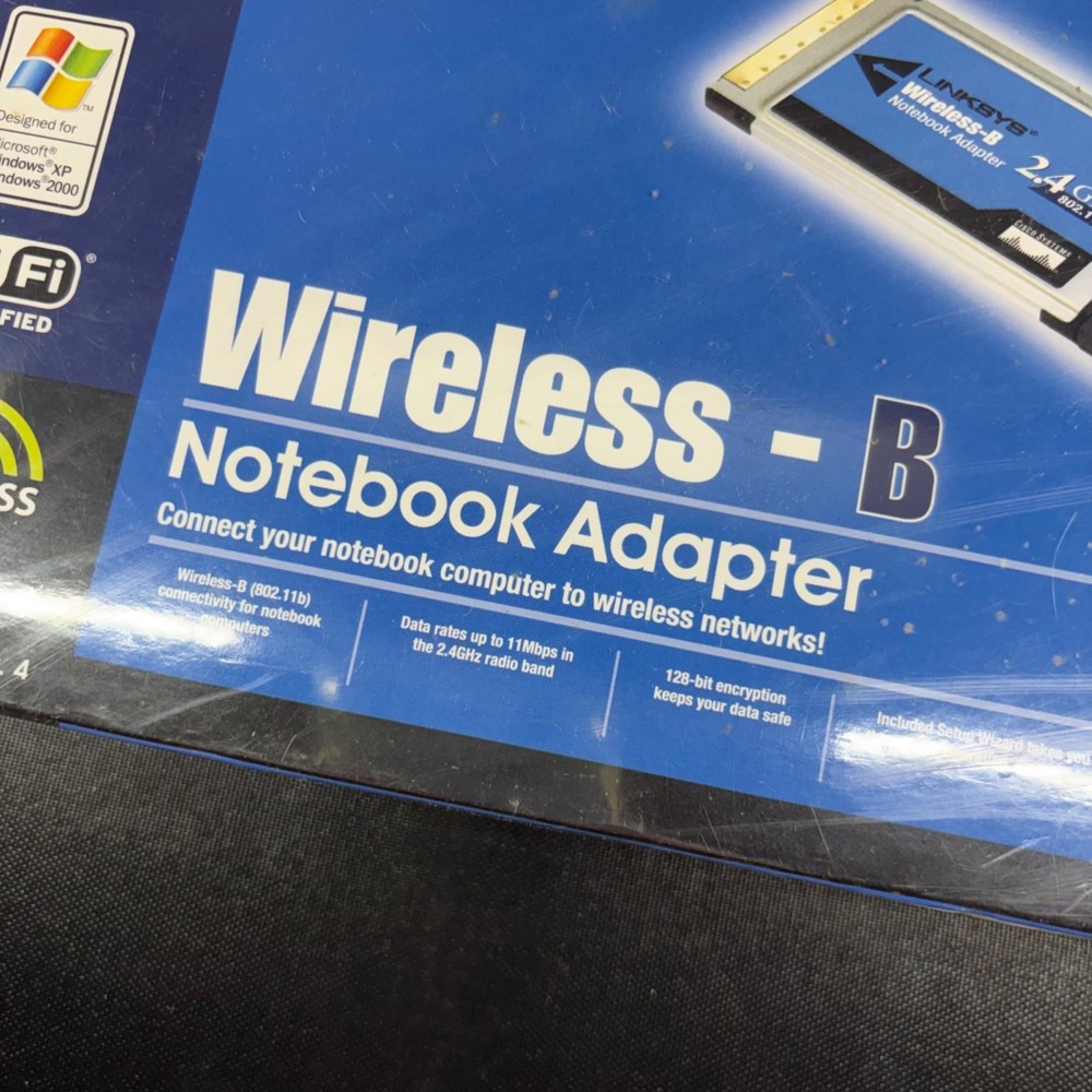 Linksys Wireless-B Notebook Adapter Model WPC11 Version 4 New Sealed