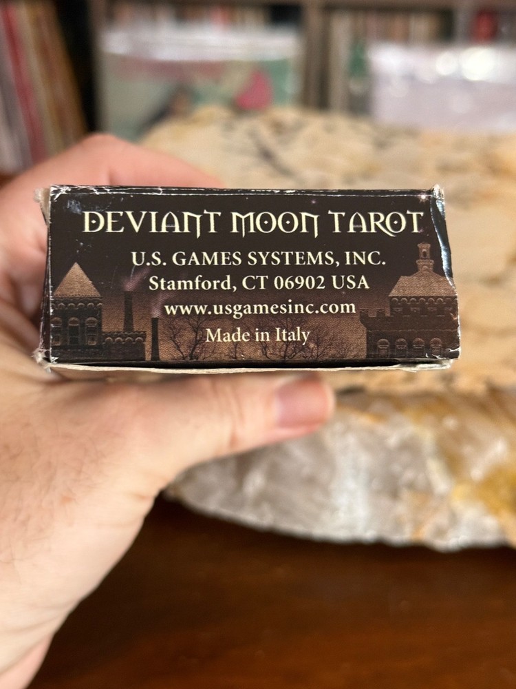 Deviant Moon Tarot Card Deck Borderless Edition + Instructions ~ Authentic Set