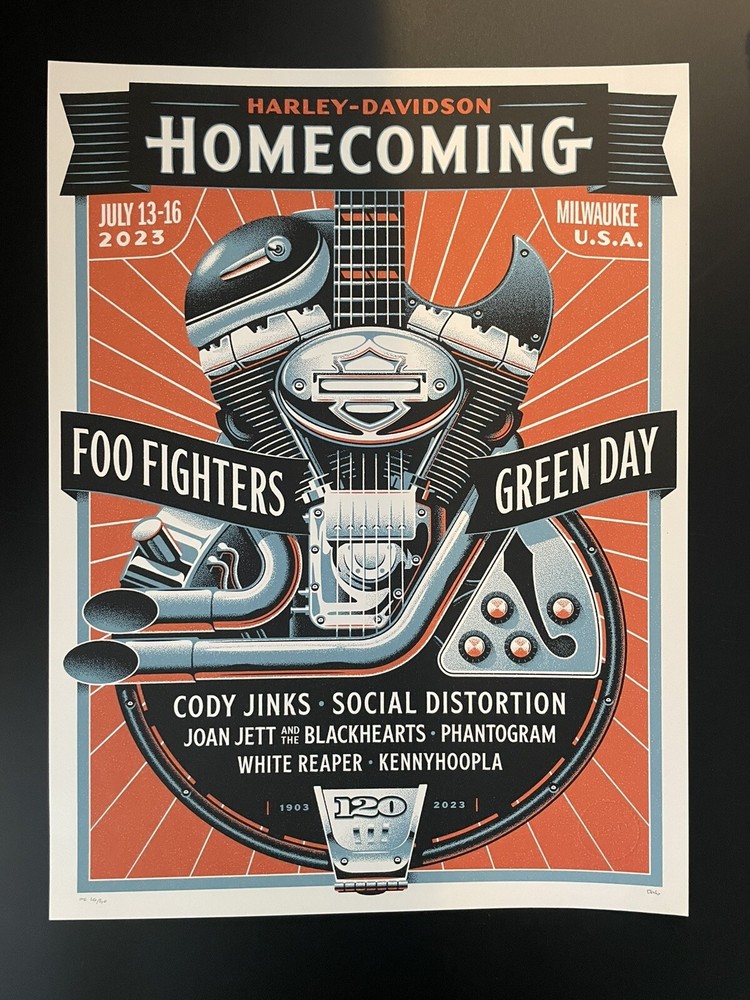 Foo Fighters Poster Save Our Stages 18”X24”