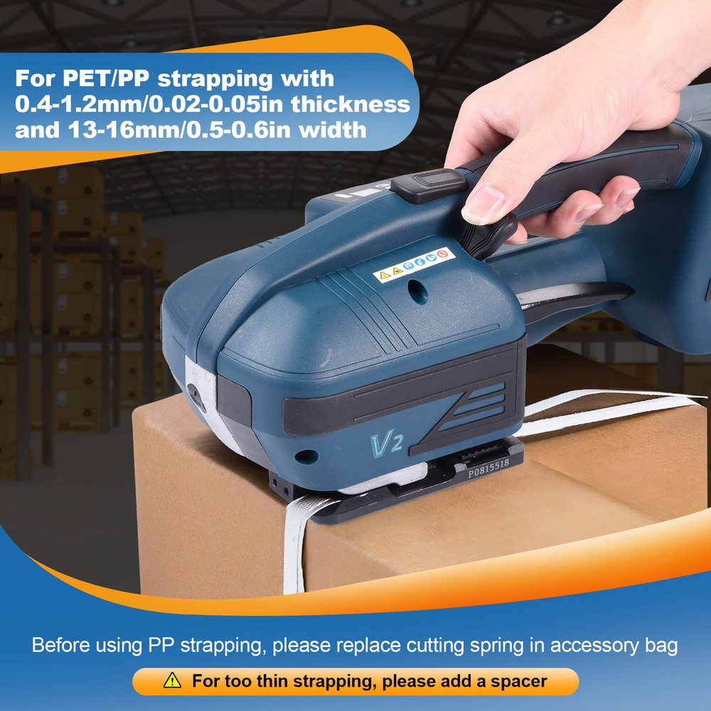 Electric Strapping Machine Automatic Strapping Tool For 1/2-5/8in PP PET