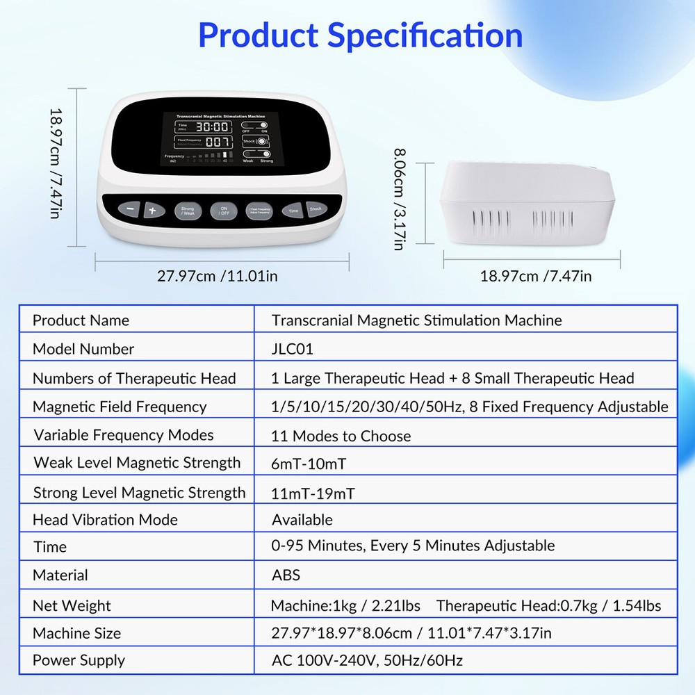 Advanced rTMS Brain Therapy Machine | TMS Device for Depression & Schizophrenia