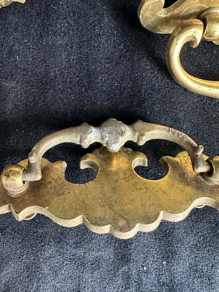 Vintage Hardware Chippendale Bail Drawer Pulls Set of 3 Pulls 4.5" Hardware*