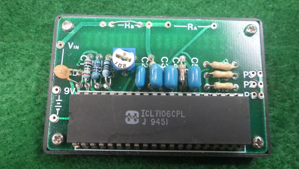 NOS Vintage 3-1/2" LCD Digital Panel Meter PM-128 9VDC