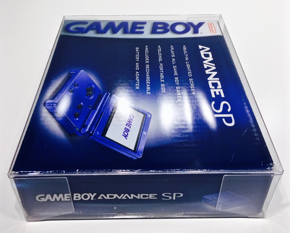 1 Box Protector For GAME BOY ADVANCE SP Console Boxes NTSC SIZE! Case Nintendo