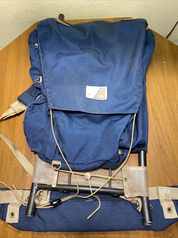 Himalayan Hiking Camping Backpack. Lightweight Frame Used