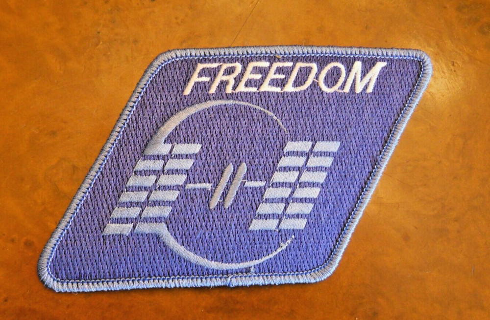 NASA FREEDOM SPACE STATION PATCH (NEW)