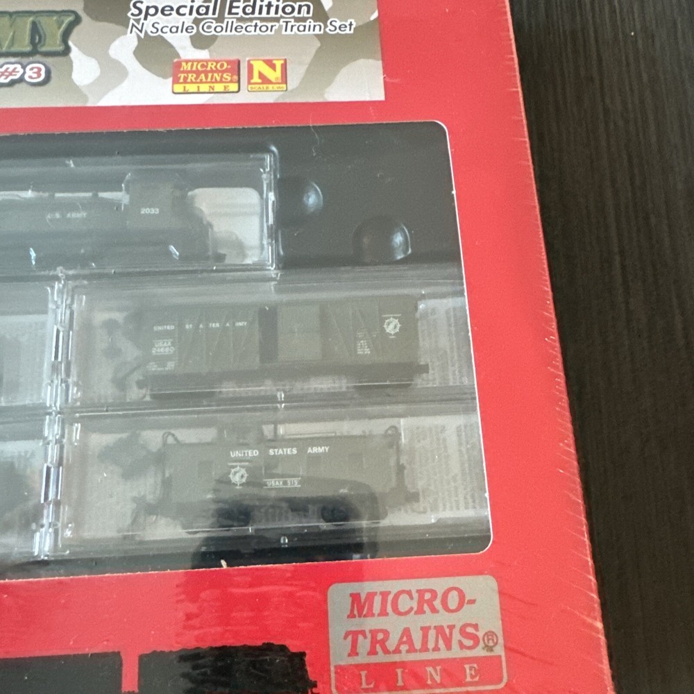 N Micro-trains Special Edition US Army Train Set 3