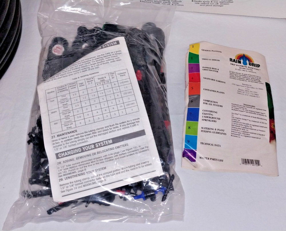 Raindrip Drip Watering Plus Super Saver Kit #93085/R538D 200ft Irrigation System