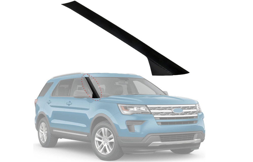 11-19 Ford Explorer Front Molding Windshield Outer Trim Right Passenger Side