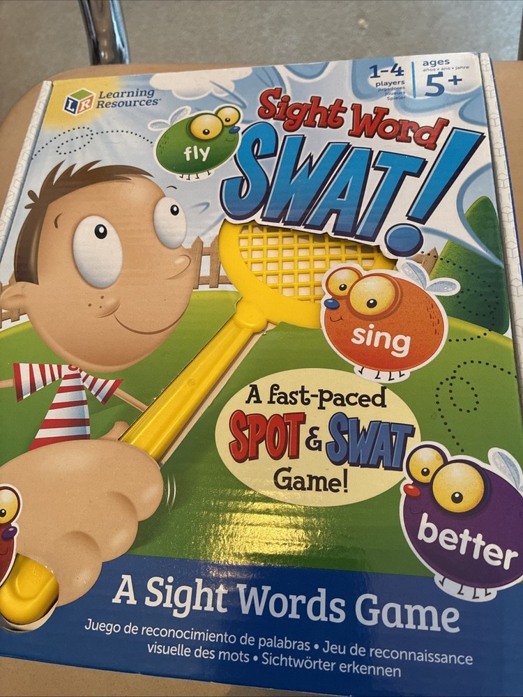 Learning Resources -Sight Word Swat -Fast Paced Game Educational New