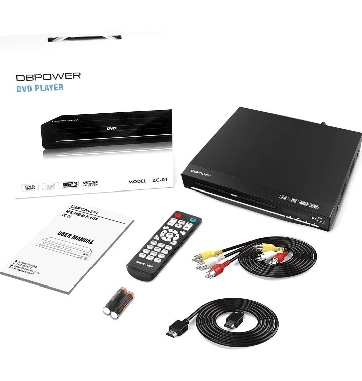 🥥 DBPOWER ZC-01 Home DVD/CD Player🆕️ AS SHOWN👇