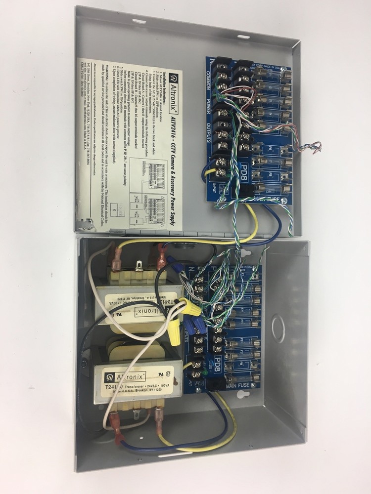 Altronix ALTV2416 Camera and Accessory power supply.