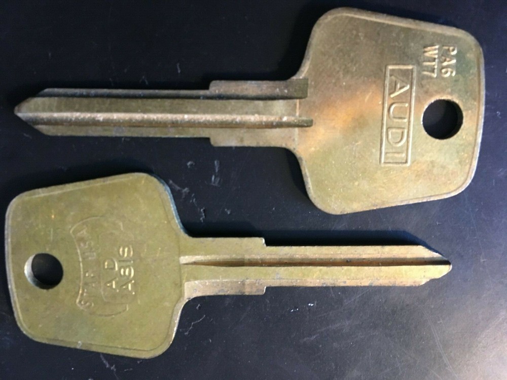 Audi Key Blanks PA6 W77 A81S AD1