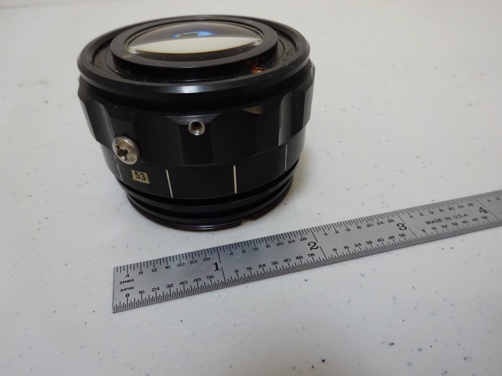 MICROSCOPE PART OPTICAL MOUNTED LENS EYEPIECE OPTICS ?? AS IS BIN#N8-H-15