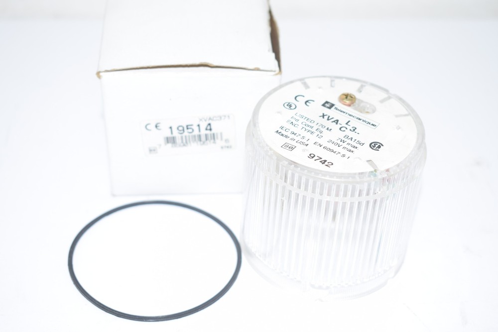New Telemecanique XVAC371 Clear White Stack Light Lens 19514