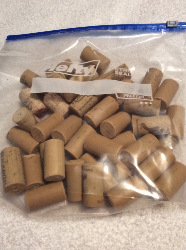 120 Natural Used Wine Corks Great for craft projects!