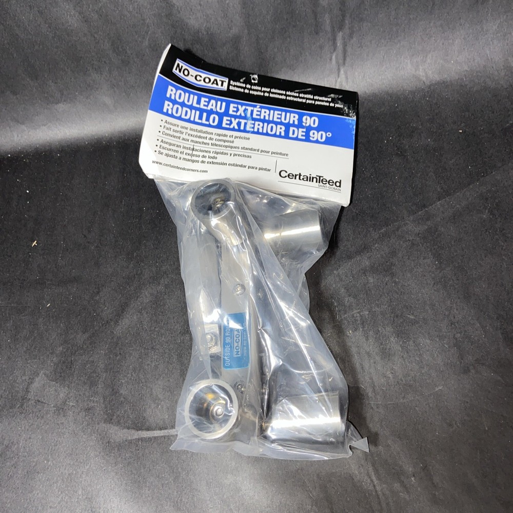 No-Coat Pro Smart Solid-90 Roller for Outside Drywall Corner Application