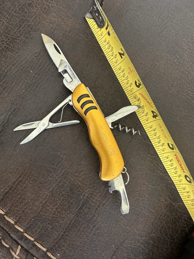 7 in 1 Multi-function Engraved “OTT DENTAL SUPPLY” Folding Tool High Quality