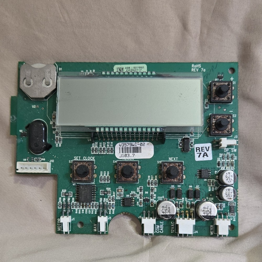 Water-Right, Inc. Control Board For Clack WS1 valve. 5 button offset