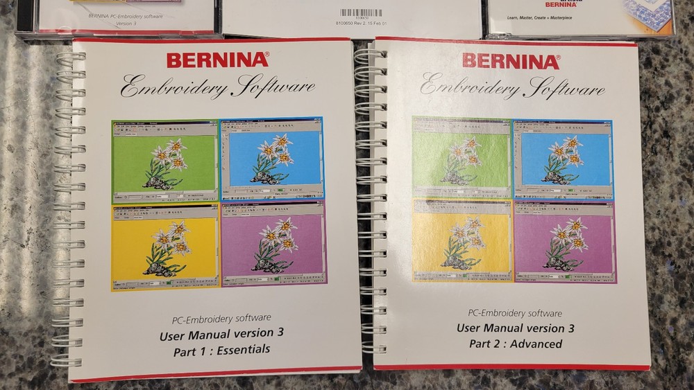 Bernina Embroidery Software 3 Installation Replacement CD PLUS