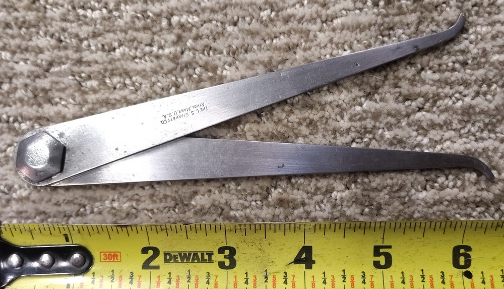 🗽 VINTAGE STARRETT 11" ID / OD CALIPER