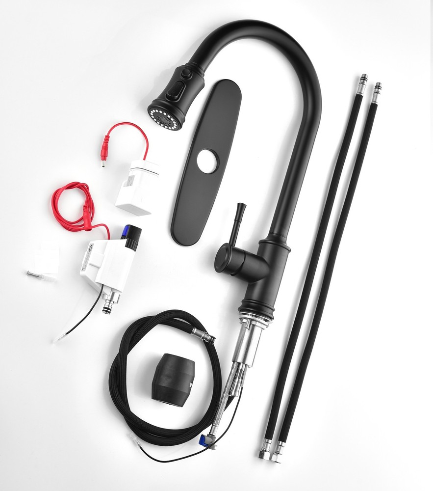 Touch Kitchen Faucet with Pull Down Sprayer, Single Handle High Arc Motion