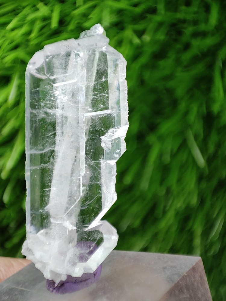 Faden Quartz DT Transparent Crystal Has Good Luster & Nice Termination