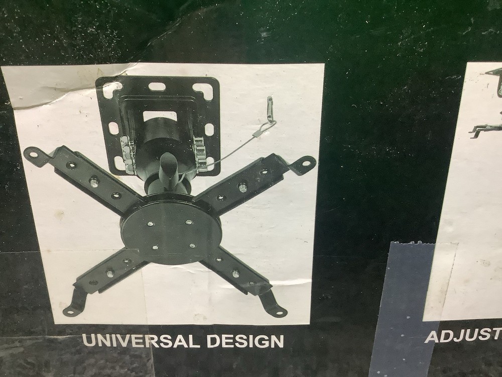 Cheetah Mounts APMEW Universal Projector Ceiling Mount 27", No HDMI Cable