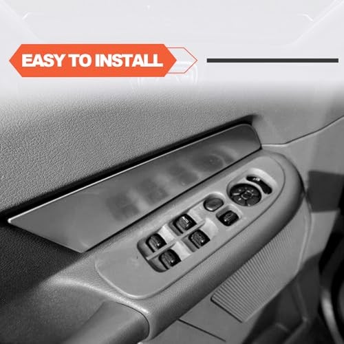 Front Driver Left Side and Passenger Right Side Door Window Switch Bezel,