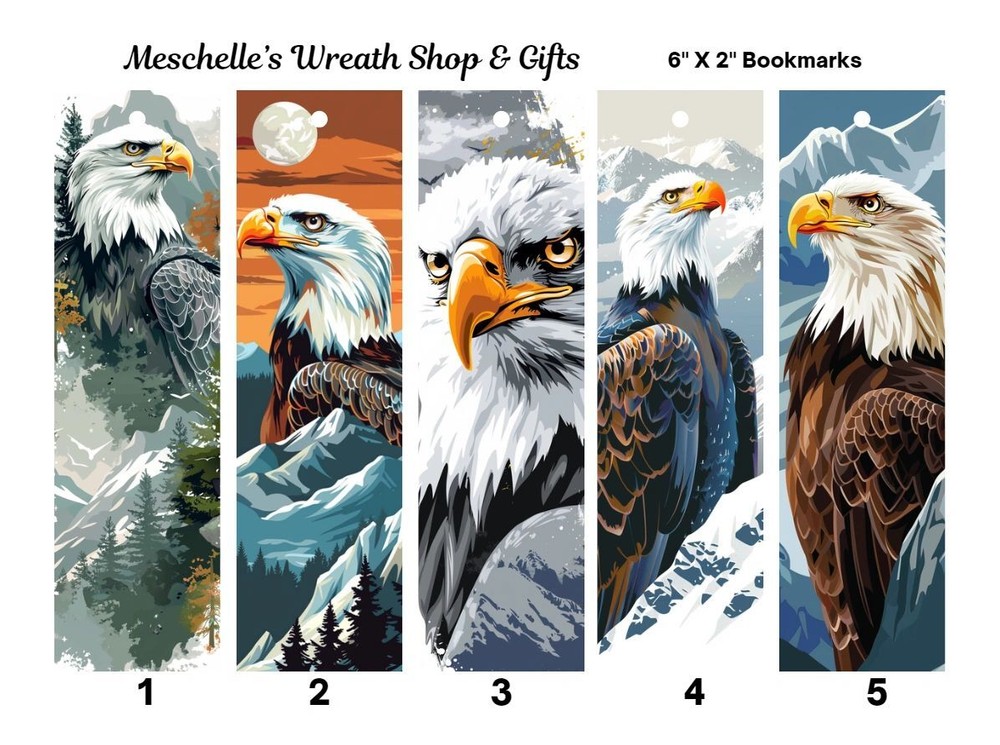 Eagle Big Bird Themed Bookmarks