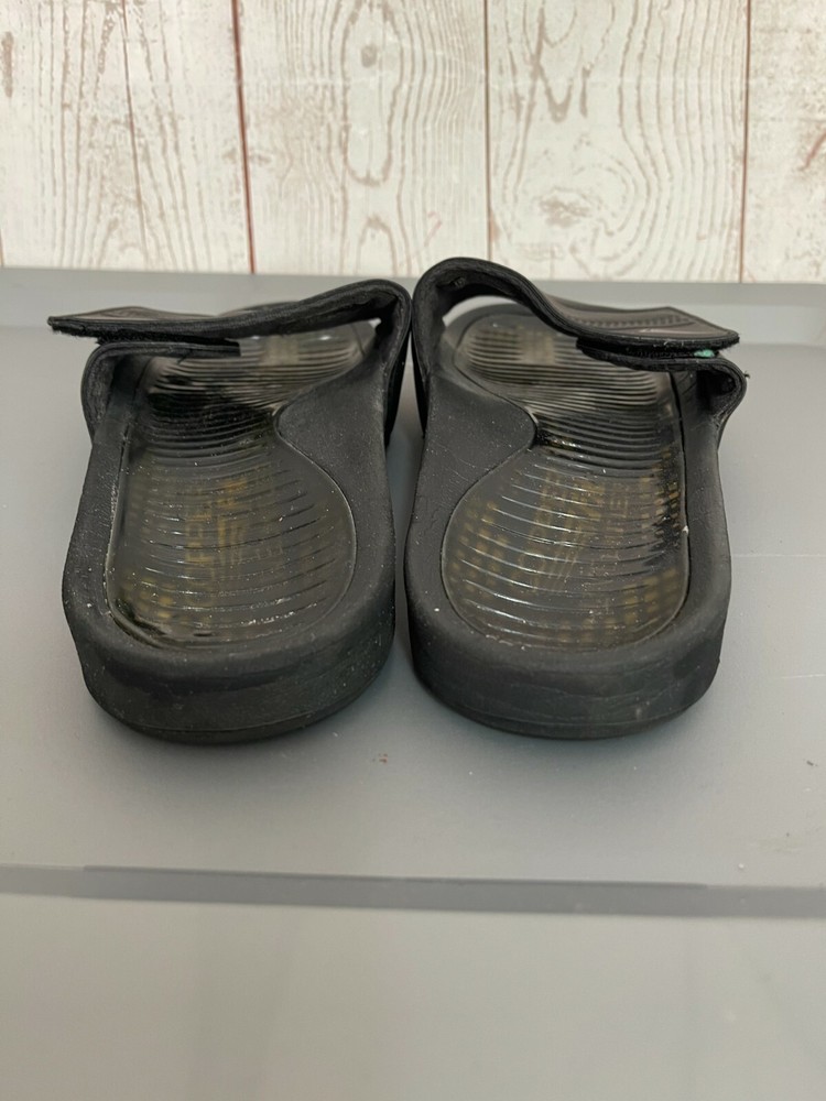Cooper Live Limitless Slides Flip Flops Sandals Black Size 10B
