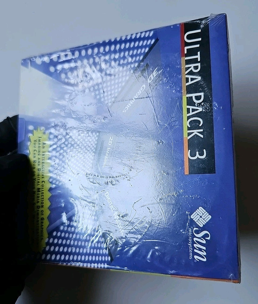 Sun Microsystems Ultra Pack 3 Software CD Sealed for Sun Workstation Vintage