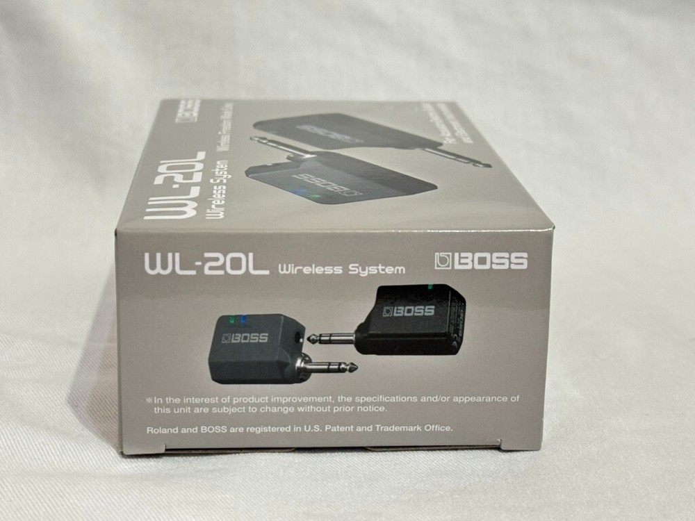 BOSS WL-20L Guitar Wireless System Tone Simulation Model Japan WL20L Black Gray