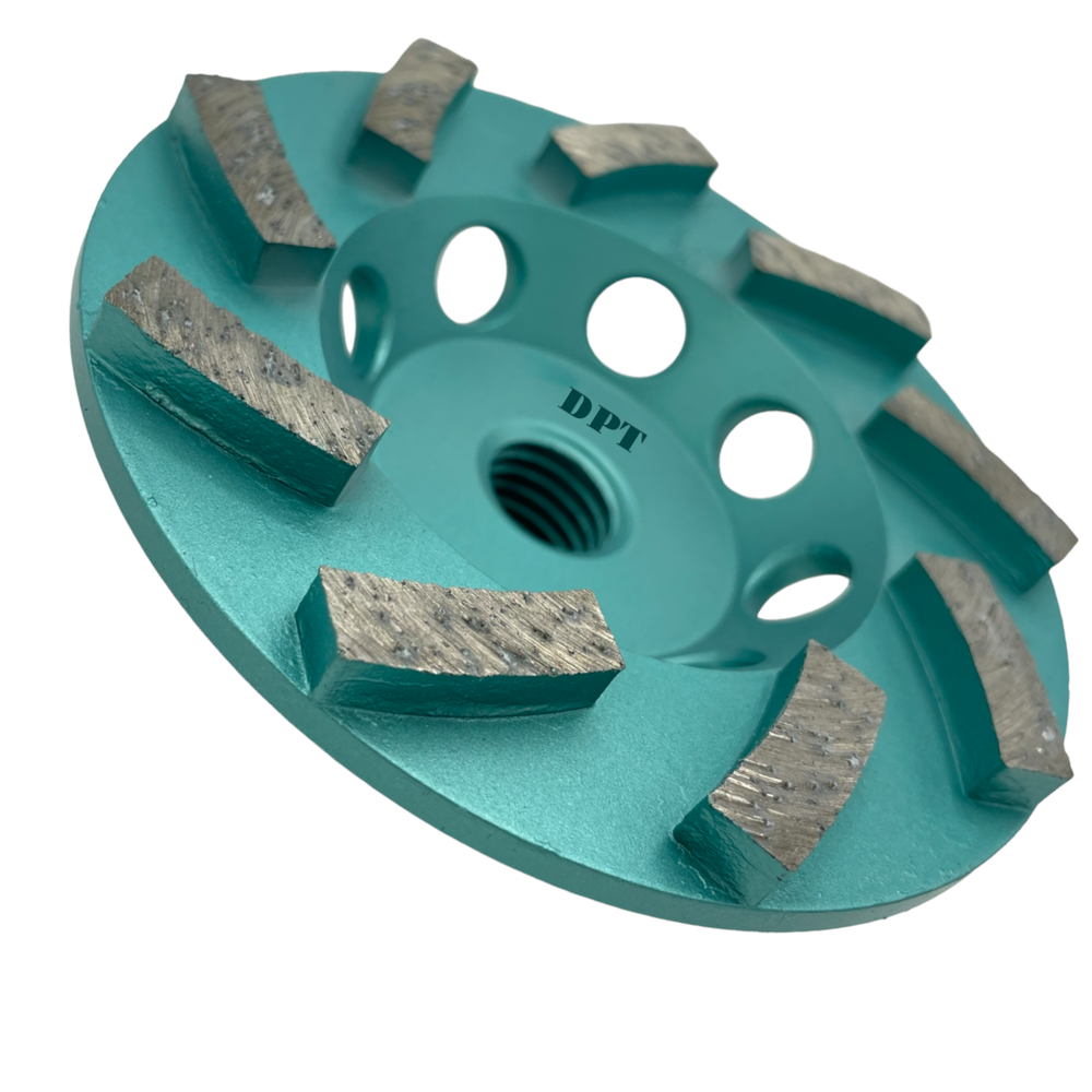 2 PACK 4-1/2" Diamond Cup Wheels for Concrete Angle Grinders 5/8"-11 Thread