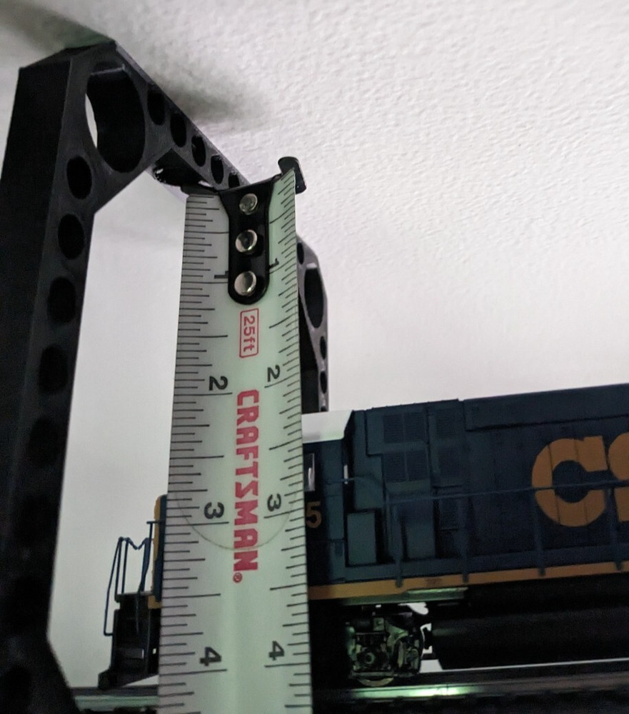 HO Scale Ceiling Hanger Mount Bridge Kit for Dual Train Track (10 Pack)