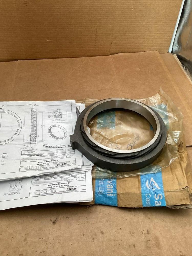 Strahman 6” Cam Nut/Screw Line Blind Bearing; 0CCMR22730IT -NIB