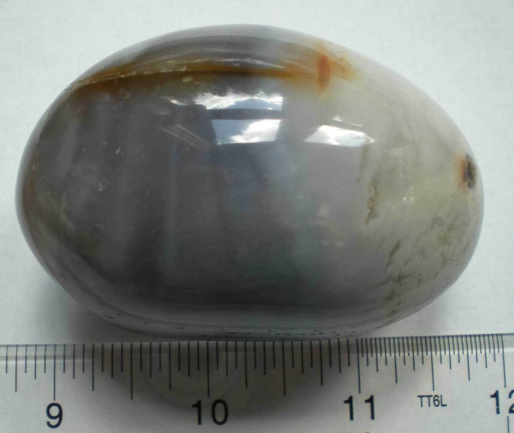 Violet Agate Palmstone - Madagascar sc895c