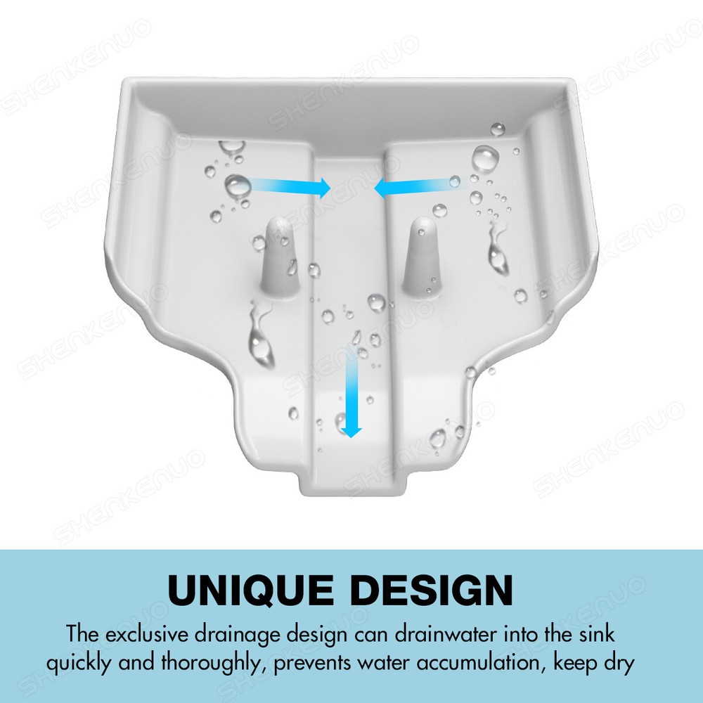 Soap Dish Holder Self Draining Bar Soap Saver Suction Cup Bathroom