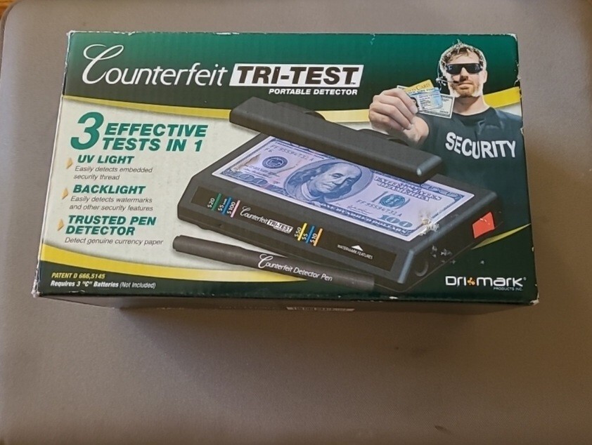 Vintage Dri Mark Counterfeit Tri-Test