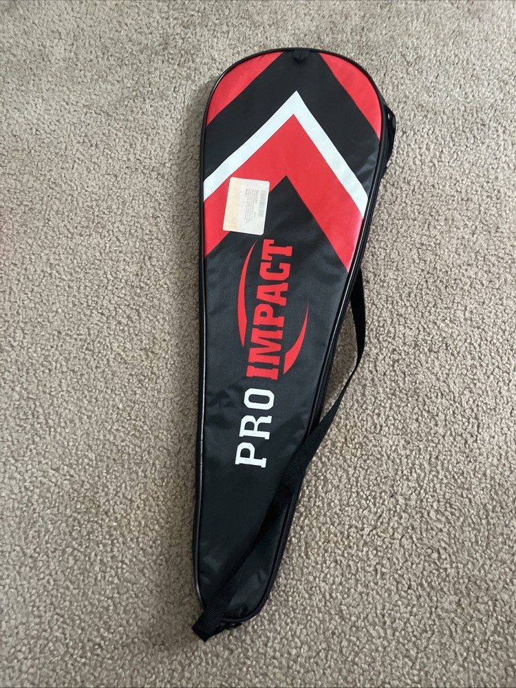 Pro Impact Graphite Full Size Squash Rackets w/ Carrying Covers