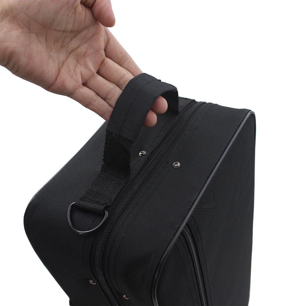 Small Sized Oxford Cloth Box with Straps for Instruments Black