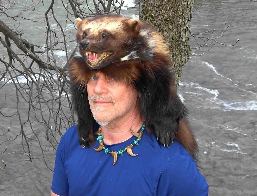 Wolverine fur hat