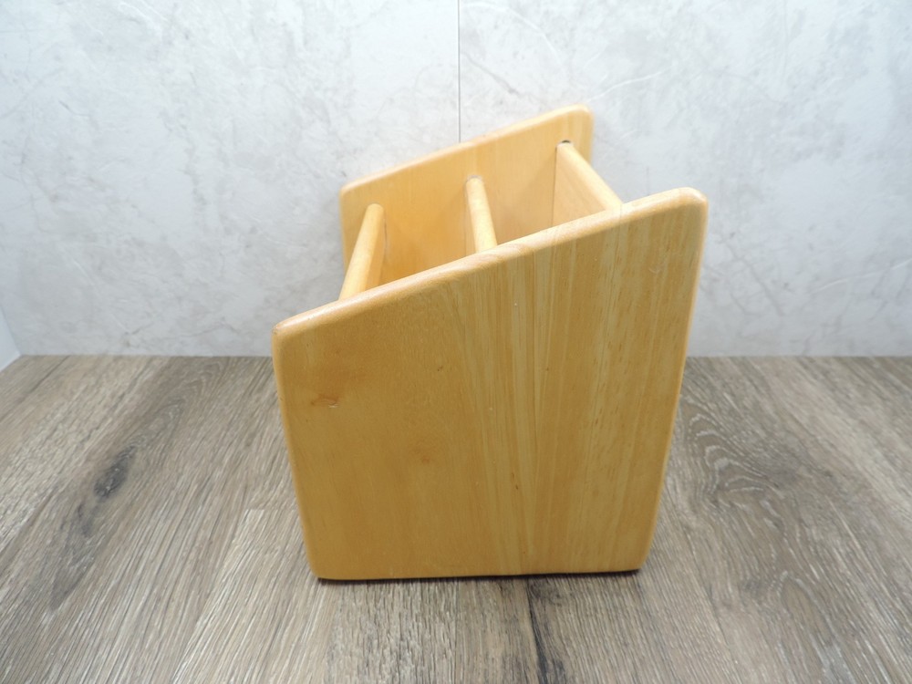 Wooden Remote Control Caddy 7"x6.5"x5.5"