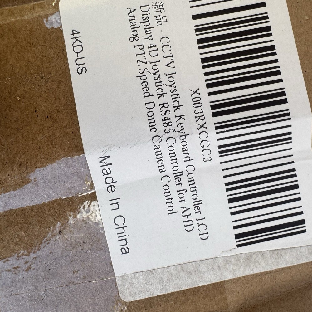 CCTV 4D Joystick Keyboard Controller - Model JSK-8004C, Communications RS485