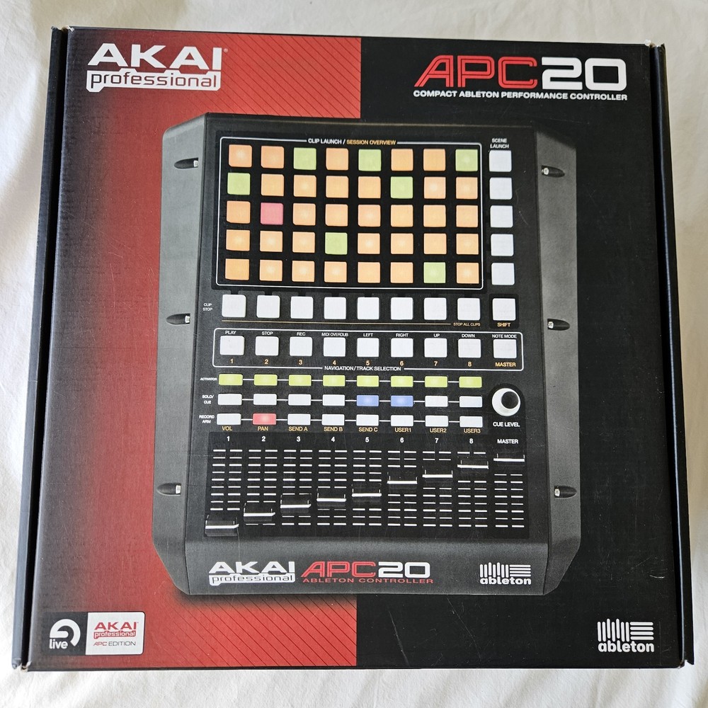 Akai APC20 Professional Compact Ableton Performance MIDI Controller MPD26 DJ Pad