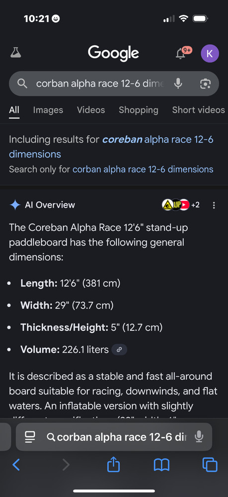 Coreban Racing Stand up paddle board