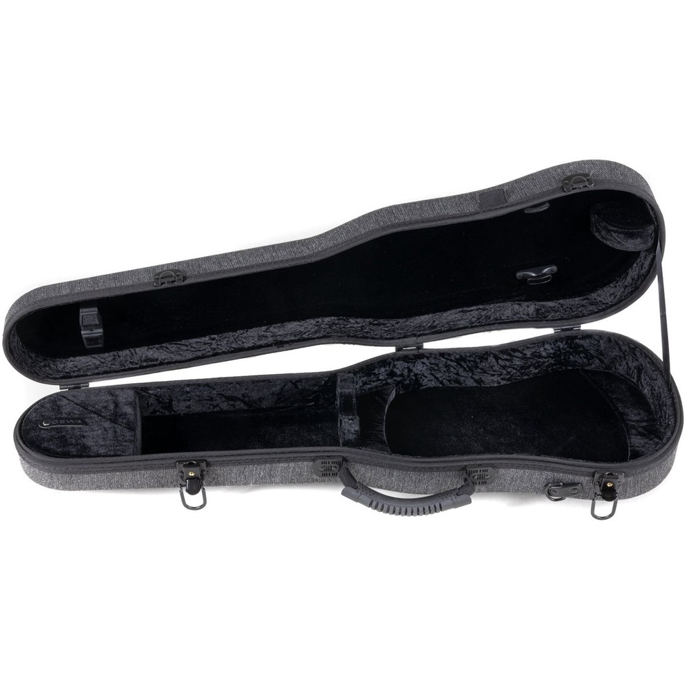 GEWA Violin Case, Bio-S, Shaped, 4/4, Grey/Black
